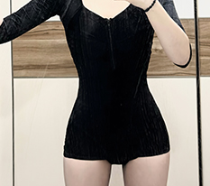 Abdomen, love handles, accessory breasts, and arms all cleared