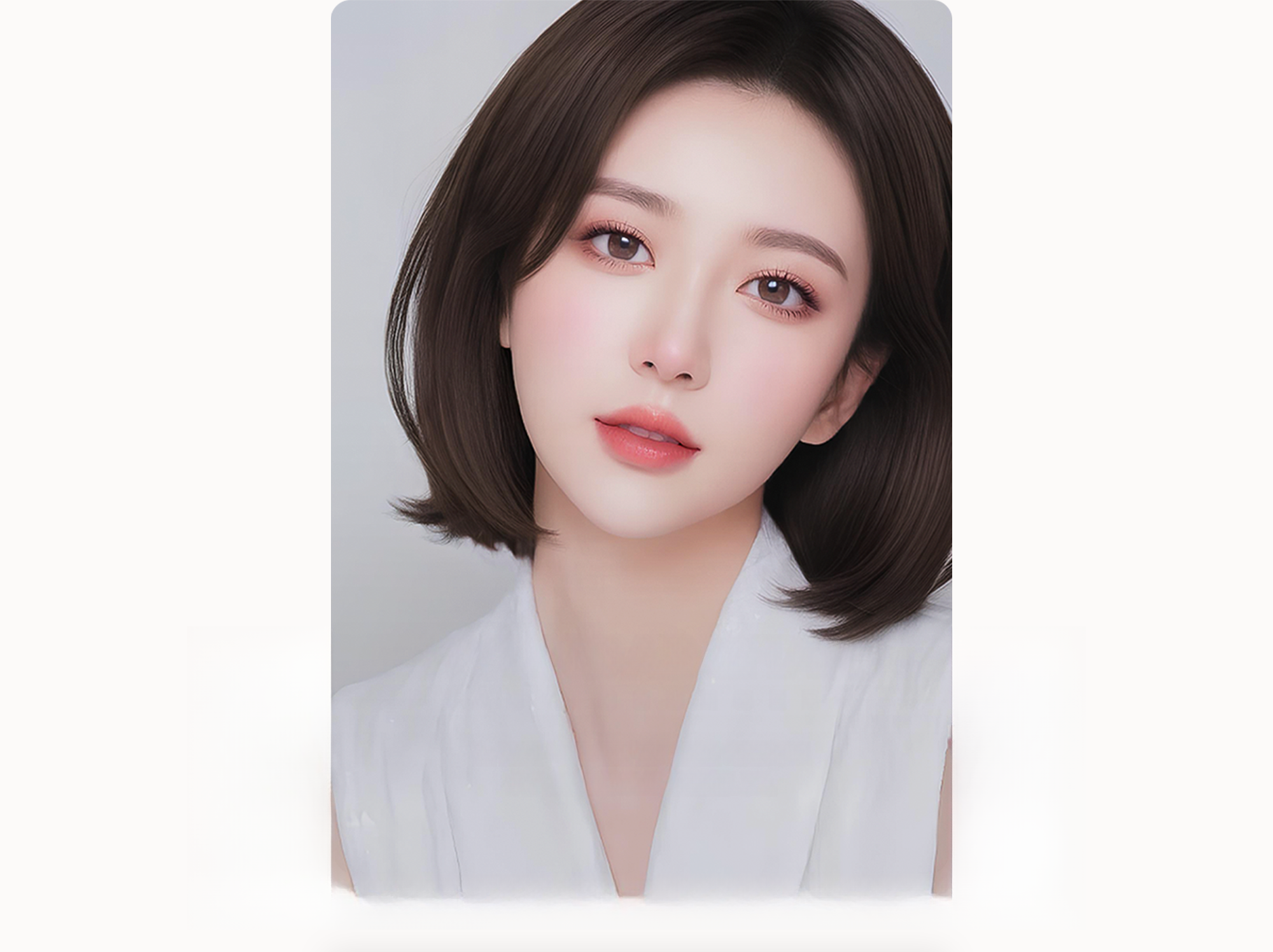 ภาพนางแบบการจัดเรียงไขมันใต้ตา H-Mihak