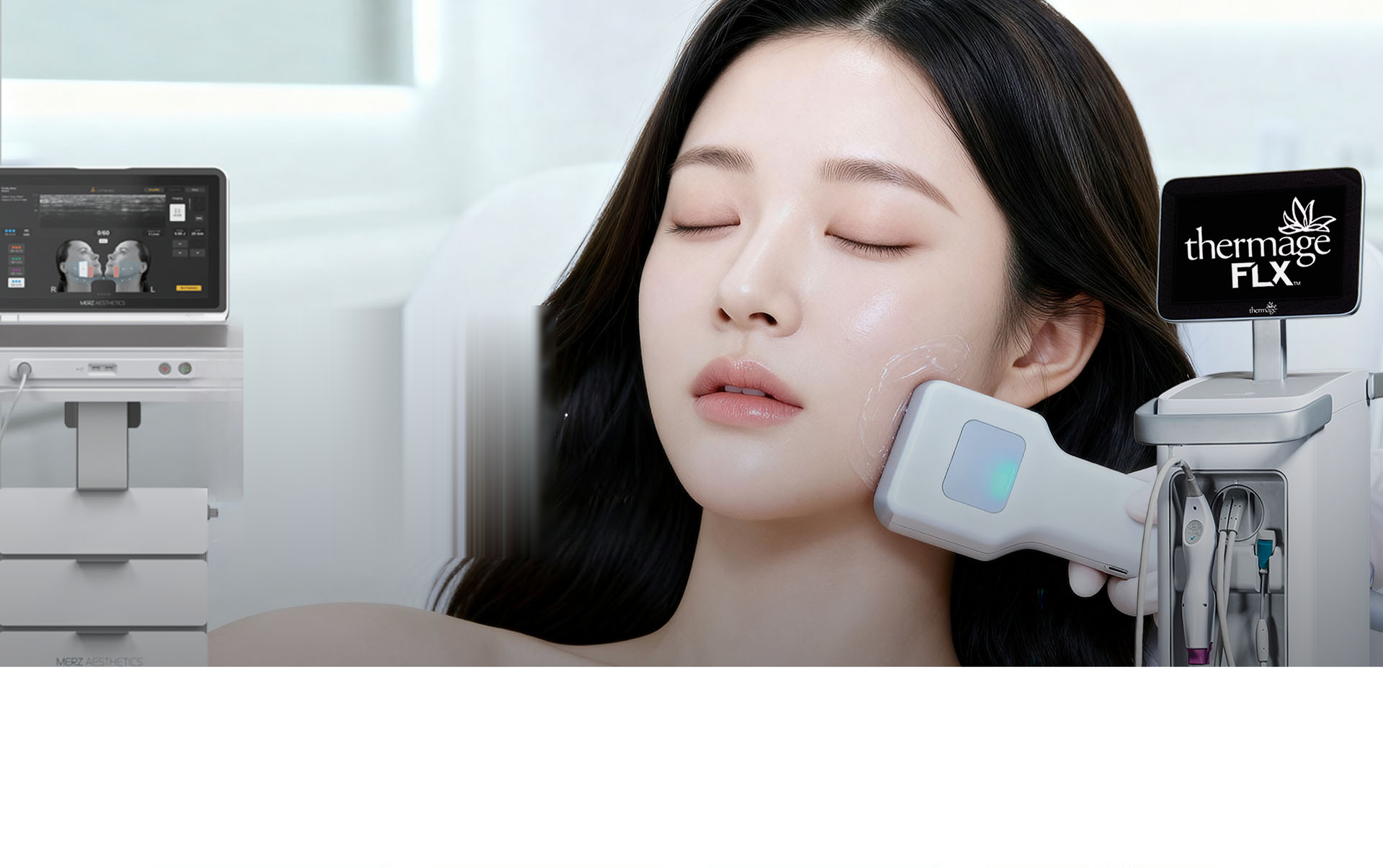 อุปกรณ์การแพทย์ล้ำสมัยของ H-Mihak — โมเดลที่เข้ารับหัตถการ Thermage FLX